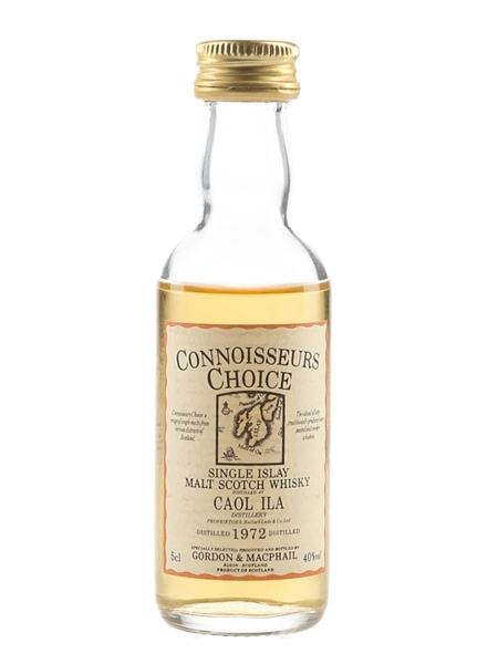 Caol Ila 1972 Connoisseurs Choice Bottled 1980s - Gordon & MacPhail 5cl / 40%