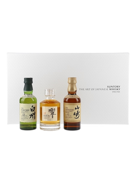 Suntory The Art of Japanese Whisky Gift Set  3 x 5cl / 43%