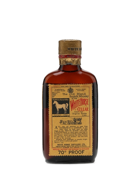 White Horse Bottled 1958 Miniature 40%