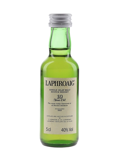 Laphroaig 10 Year Old Bottled 1980s-1990s - Pre Royal Warrant 5cl / 40%