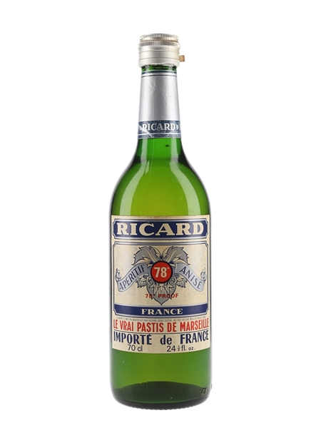 Ricard Pastis De Marseille Bottled 1970s-1980s 70cl / 45%