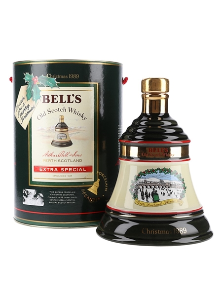 Bell's Christmas 1989 Ceramic Decanter Perth Winter 1895 75cl / 43%