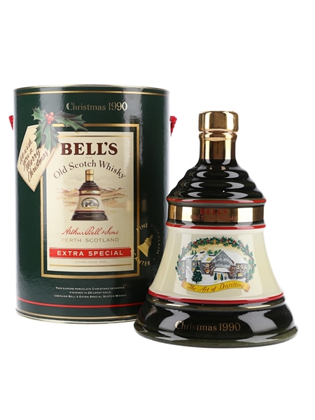 Bell's Christmas 1990 Ceramic Decanter The Art Of Distilling 75cl / 43%