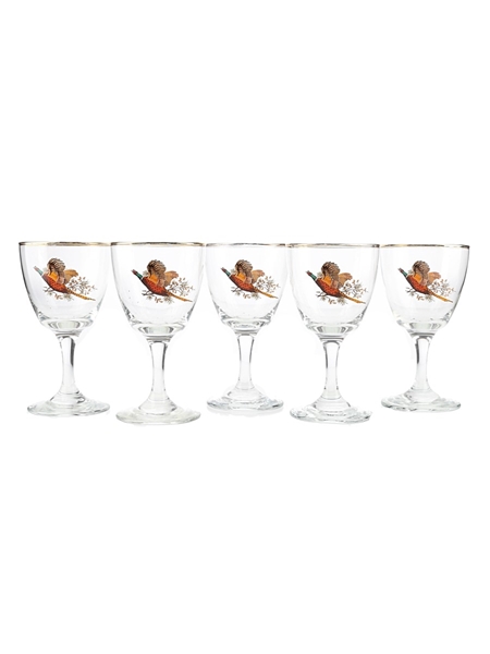 Grouse Glasses  5 x 13cm Tall