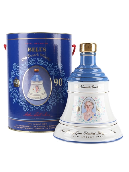 Bell's Ceramic Decanter The Queen Mother's 90th Birthday 75cl / 43%