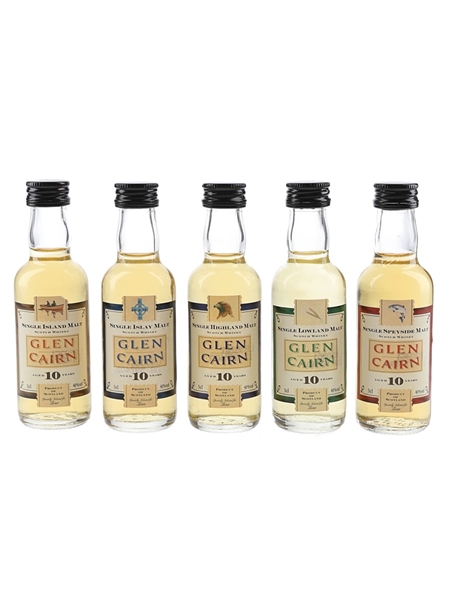 Glen Cairn 10 Year Old Regional Malts Tesco 5 x 5cl / 40%