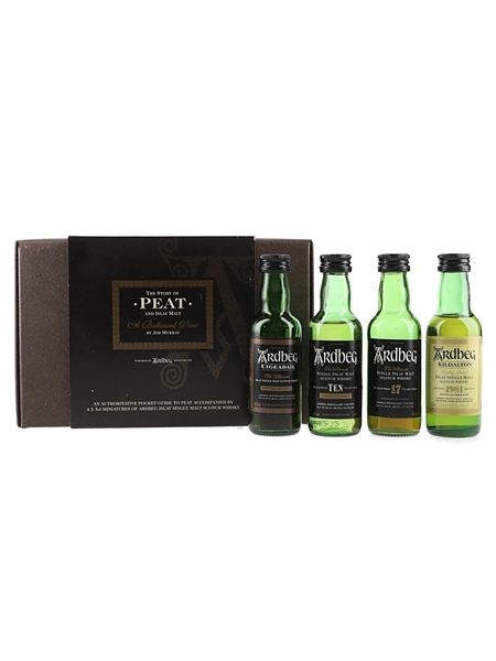 Ardbeg - The Story Of Peat And Islay Malt Set Uigeadail, 10 Year Old, 1981 & 17 Year Old 4 x 5cl