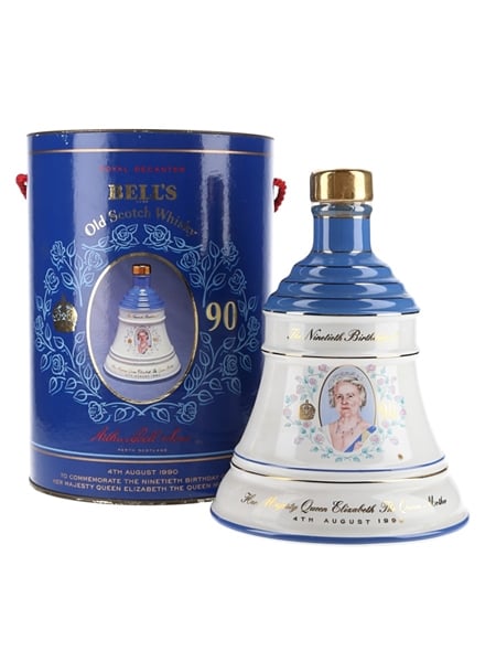 Bell's Ceramic Decanter The Queen Mother's 90th Birthday 75cl / 43%