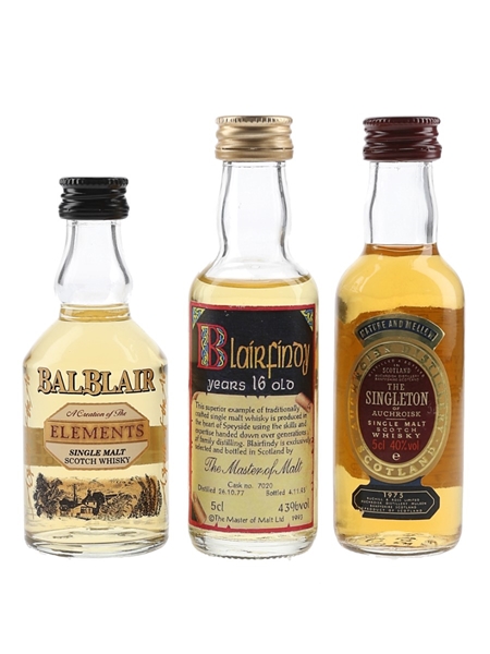 Balblair, Blairfindy & The Singleton  3 x 5cl