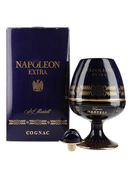 Martell Napoleon Extra Bottled 1980s - Haviland Ceramic Decanter 70cl / 40%