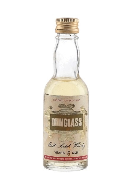 Dunglass 5 Year Old Bottled 1970s 5cl