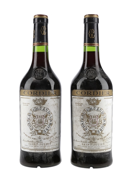 Chateau Gruaud Larose 1978 Grand Cru Classe - Saint Julien 2 x 75cl