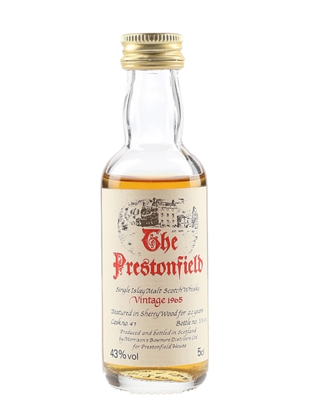 Prestonfield Islay 1965 22 Year Old Cask 47 Bowmore 5cl / 43%