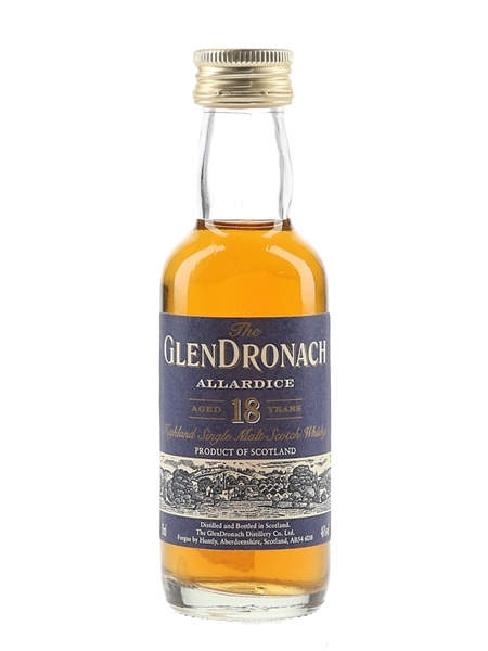 Glendronach 18 Year Old Allardice  5cl / 46%