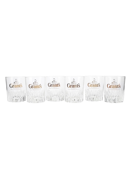 Grant's Whisky Tumblers  6 x 9cm