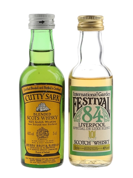 Cutty Sark & International Garden Festival 84  2 x 5cl / 40%