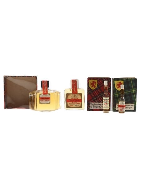 Gilbey's Spey Royal & Whyte & Mackay Special Bottled 1970s-1980s 4 x 1cl-3cl / 40%