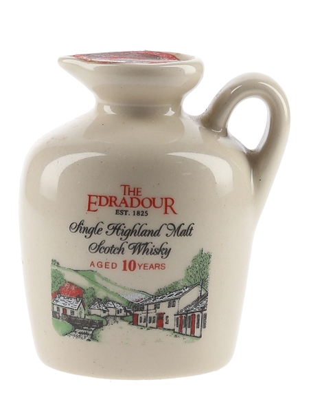 Edradour 10 Year Old Ceramic Decanter Bottled 1990s 5cl / 43%