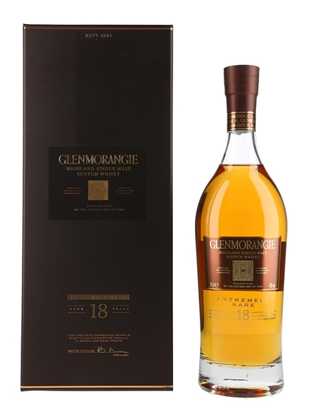 Glenmorangie 18 Year Old Extremely Rare  70cl / 43%