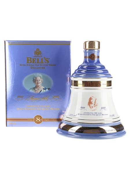 Bell's 8 Year Old Ceramic Decanter The Queen Mother's 100th Birthday 70cl / 40%