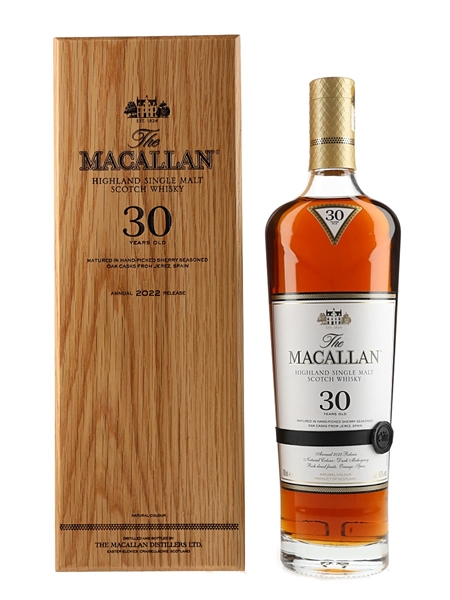 Macallan 30 Year Old Annual 2022 Release 70cl / 43%