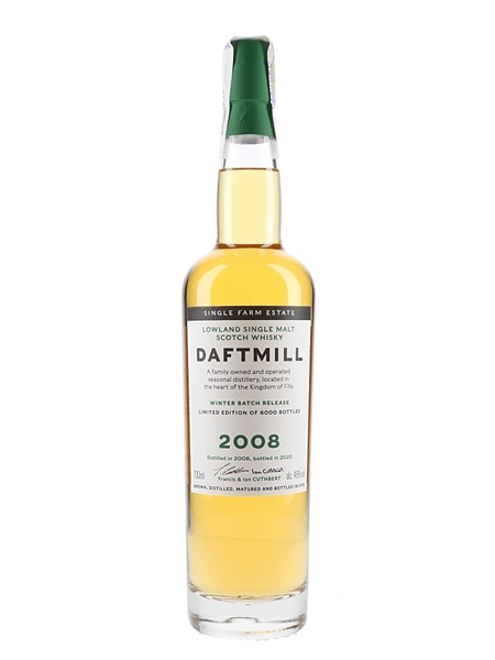 Daftmill 2008 Bottled 2020 - Winter Batch Release 70cl / 46%