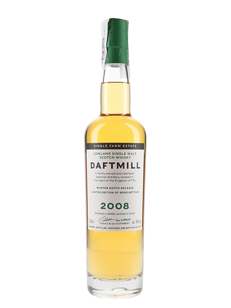 Daftmill 2008 Bottled 2020 - Winter Batch Release 70cl / 46%