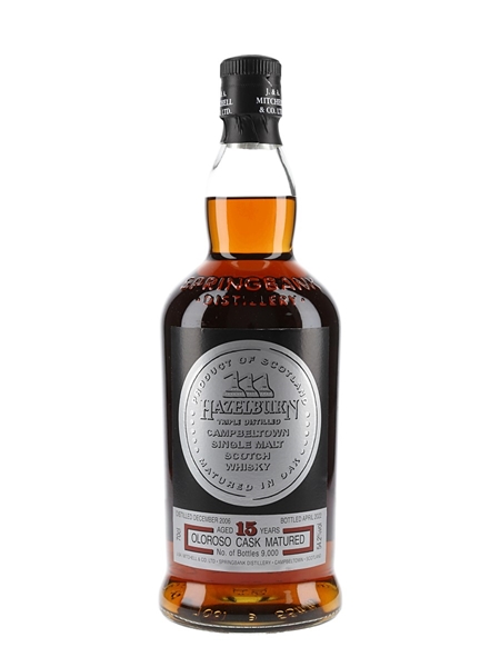 Hazelburn 2006 15 Year Old Oloroso Cask Matured Bottled 2022 70cl / 54.2%