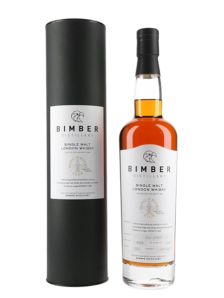 Bimber Single Sherry Cask Finish Soho Whisky Club 70cl / 58%