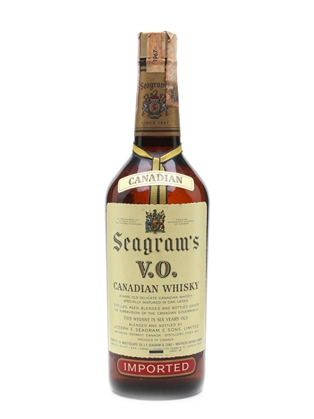 Seagram's VO 6 Year Old 1967  75cl / 40%