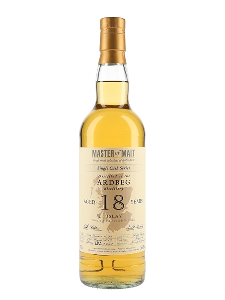 Ardbeg 1993 18 Year Old The Master Of Malt 70cl / 56.3%