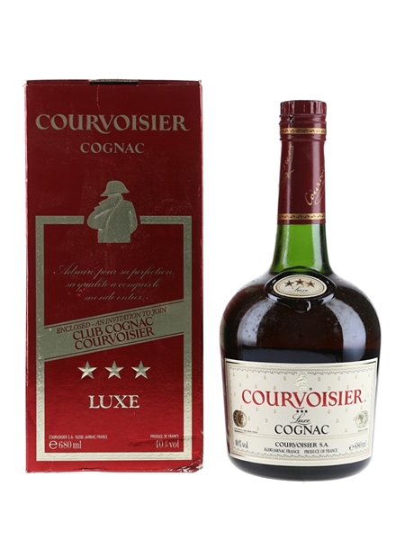 Courvoisier 3 Star Luxe Bottled 1980s 68cl / 40%