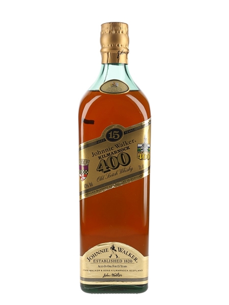 Johnnie Walker Kilmarnock 400 15 Year Old Bottled 1990s 75cl / 43%