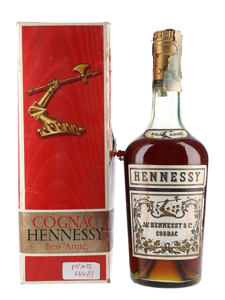 Hennessy Bras Arme Bottled 1960s-1970s 75cl