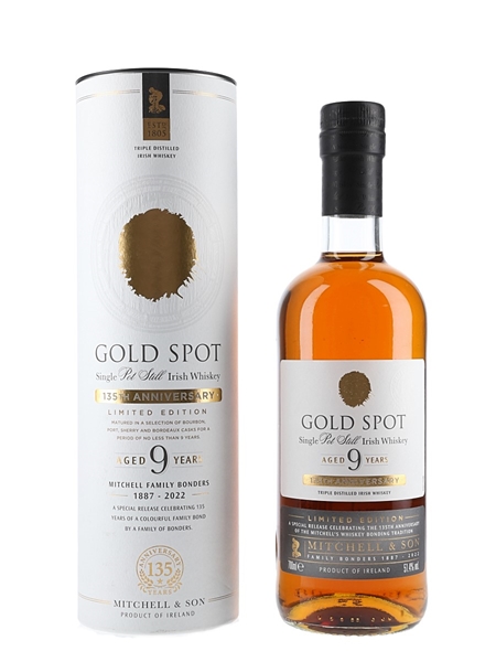 Gold Spot 9 Year Old Bottled 2022 - 135th Anniversary 70cl / 51.4%