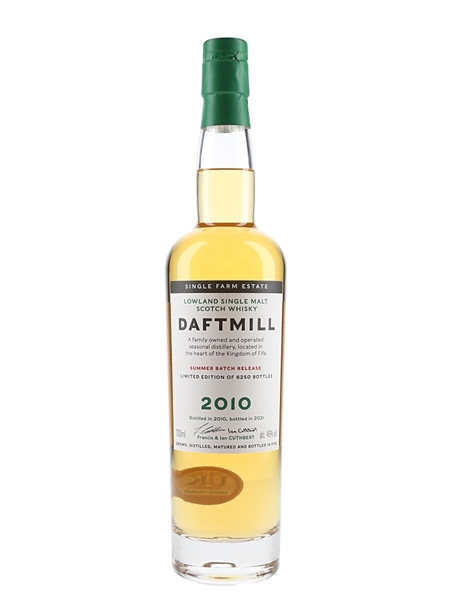 Daftmill 2010 Bottled 2021 - Summer Batch Release 70cl / 46%