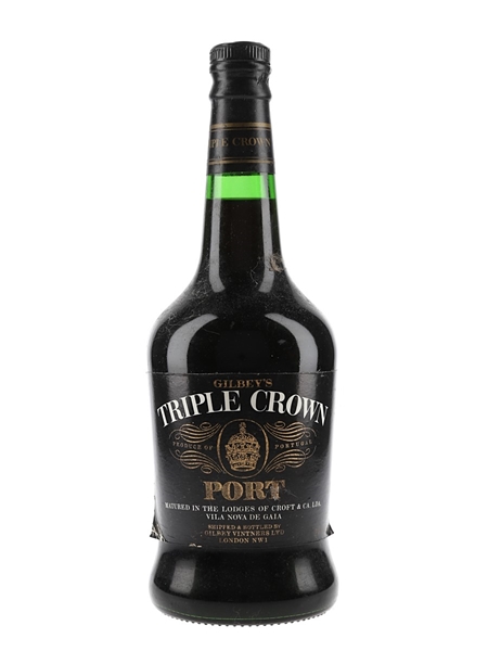 Gilbey's Triple Crown Port Bottled 1970s-1980s 70cl