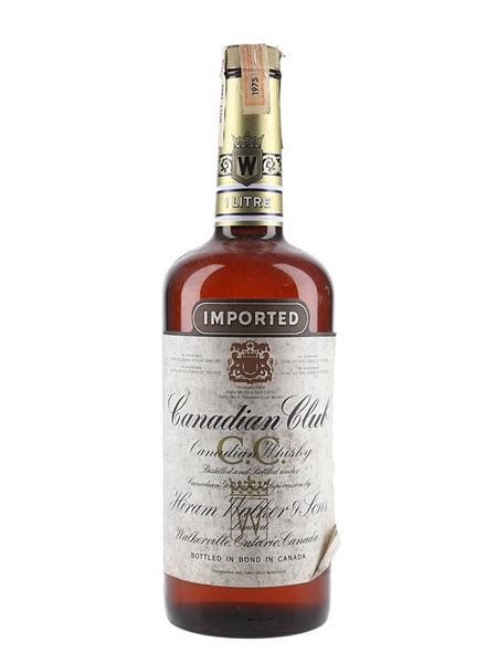 Canadian Club 1975 Bottled 1980s - Duty Free 100cl