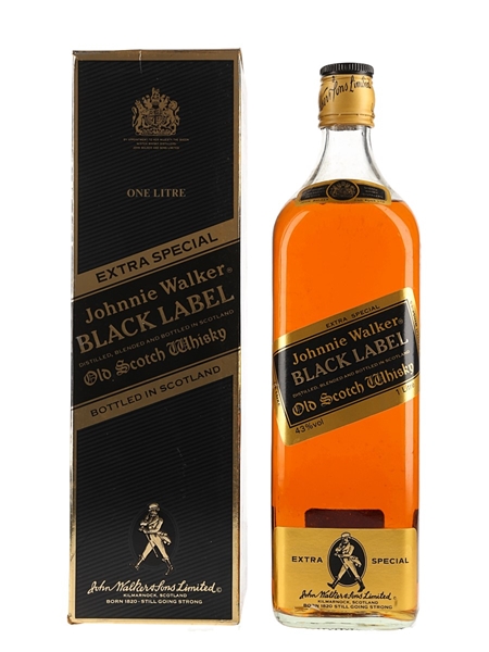 Johnnie Walker Black Label Extra Special Bottled 1980s 100cl / 43%