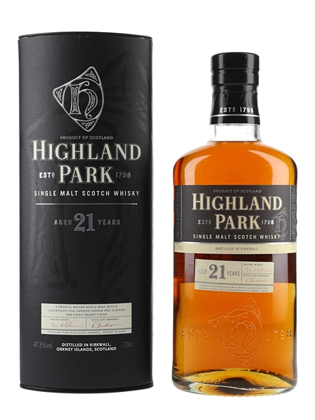 Highland Park 21 Year Old Travel Retail Exclusive 70cl / 47.5%