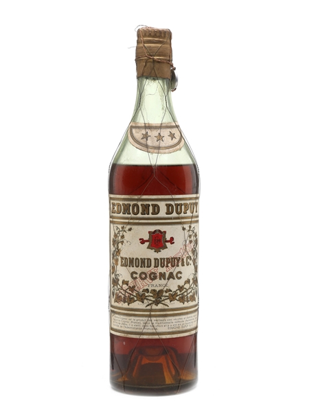 Edmond Dupuy 3 Star Cognac Bottled 1950s - Motta 72cl / 40%