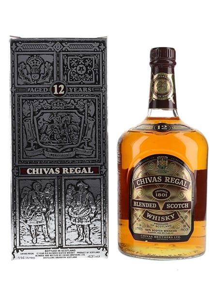 Chivas Regal 12 Year Old Bottled 1980s - Samuel Meisel & Co 114cl / 43%