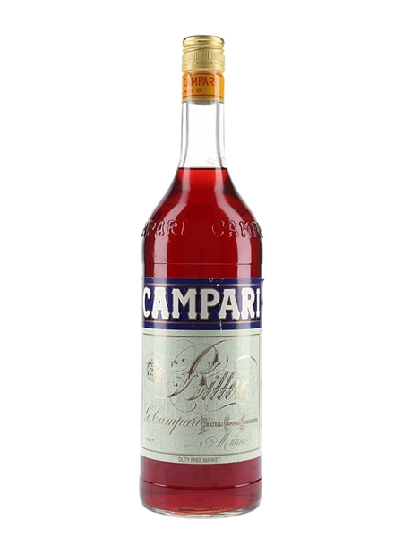 Campari Bitter Bottled 1980s - Duty Free 100cl