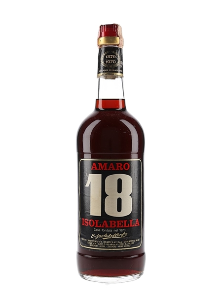 Isolabella 18 Amaro Bottled 1970s 100cl / 30%