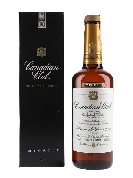 Canadian Club 6 Year Old Bottled 1980s 75cl / 40%