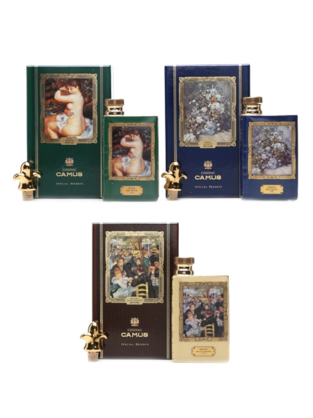 Camus Cognac Miniatures Grand Masters Collection - Renoir 3 x 5cl / 40%