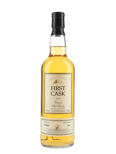 Strathmill 1977 27 Year Old Cask 4482 First Cask 70cl / 46%