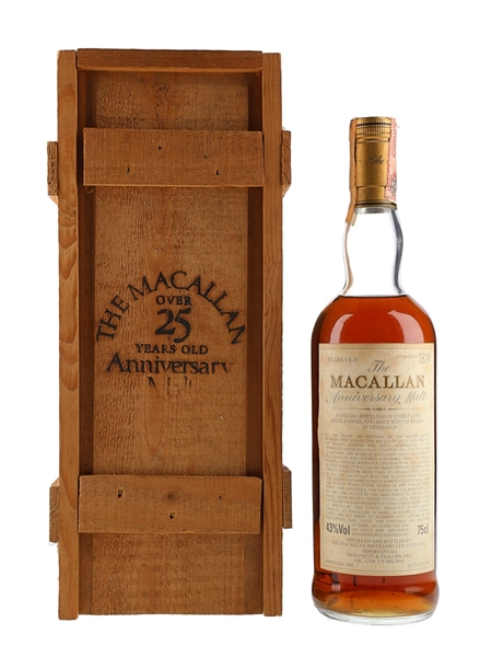 Macallan 1965 25 Year Old Anniversary Malt Bottled 1991 - Giovinetti 75cl / 43%