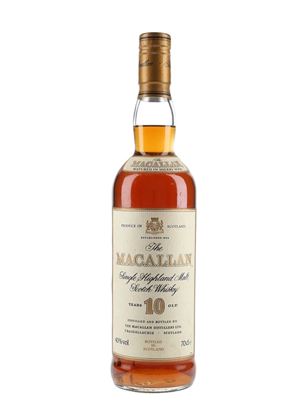 Macallan 10 Year Old Bottled 1990s 70cl / 40%