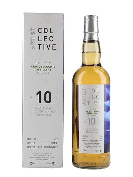 Craigellachie 2008 10 Year Old Artist Collective #2.6 La Maison Du Whisky - Sur La Route 70cl / 43%